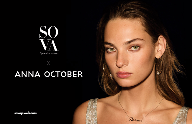 Ювелирный дом SOVA и бренд Anna October создали общую коллекцию, ставшую приглашением в Pleasure Garden
