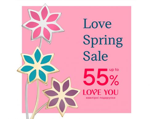 LOVE SPRING UP TO 55%